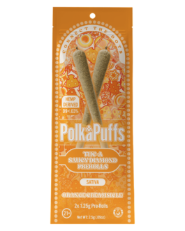 Orange Creamsicle PolkaPuff